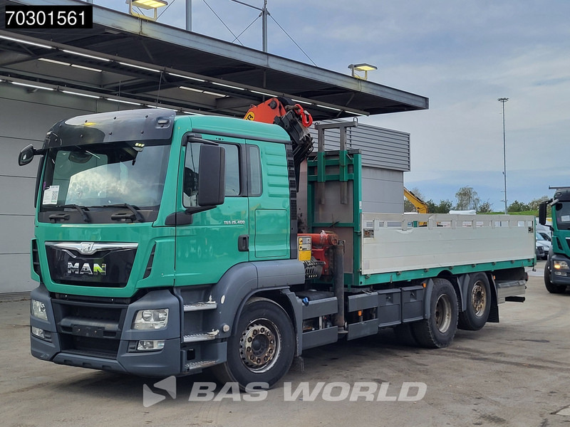 Kamion me karroceri të hapur, Kamion me vinç MAN TGS 26.400 6X2 Palfinger PK23001 EH Crane Kran Remote Retarder Euro 6: foto 8 Kamion me karroceri të hapur, Kamion me vinç MAN TGS 26.400 6X2 Palfinger PK23001 EH Crane Kran Remote Retarder Euro 6: foto 8