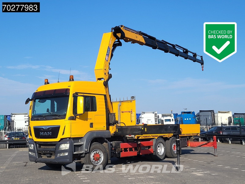 MAN TGS 26.480 6X4 HMF 5020-K6 Crane Kran Hydrodrive Lift+Lenkachse Euro 6 - Kamion me karroceri të hapur, Kamion me vinç: foto 1 MAN TGS 26.480 6X4 HMF 5020-K6 Crane Kran Hydrodrive Lift+Lenkachse Euro 6 - Kamion me karroceri të hapur, Kamion me vinç: foto 1