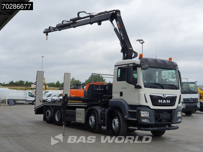 MAN TGS 35.360 8X2 HIAB X-Hiduo 158 BS-3 Crane Lift+lenkasche Machine transporter Euro 6 - Autotransportues, Kamion me vinç: foto 3 MAN TGS 35.360 8X2 HIAB X-Hiduo 158 BS-3 Crane Lift+lenkasche Machine transporter Euro 6 - Autotransportues, Kamion me vinç: foto 3