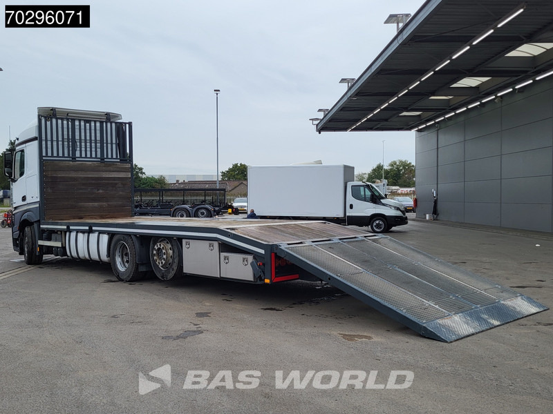 Mercedes-Benz Actros 2543 Actros 6X2 NL-Truck Machine transporter oprijwagen Retarder Lift-Axle ACC Euro 6 - Kamion me karroceri të hapur: foto 2 Mercedes-Benz Actros 2543 Actros 6X2 NL-Truck Machine transporter oprijwagen Retarder Lift-Axle ACC Euro 6 - Kamion me karroceri të hapur: foto 2