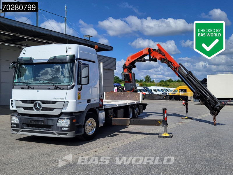 Mercedes-Benz Actros 2544 6X2 Lift-Lenkachse Kraan Hydrauliek Euro 5 - Kamion me karroceri të hapur, Kamion me vinç: foto 1 Mercedes-Benz Actros 2544 6X2 Lift-Lenkachse Kraan Hydrauliek Euro 5 - Kamion me karroceri të hapur, Kamion me vinç: foto 1