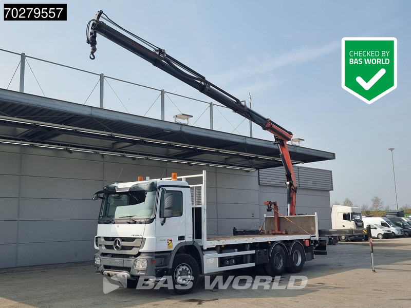 Mercedes-Benz Actros 2641 6X4 Palfinger PK18002-EH Remote Full Steel Euro 5 - Kamion me karroceri të hapur, Kamion me vinç: foto 1 Mercedes-Benz Actros 2641 6X4 Palfinger PK18002-EH Remote Full Steel Euro 5 - Kamion me karroceri të hapur, Kamion me vinç: foto 1