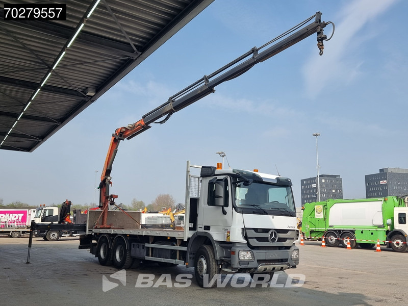 Mercedes-Benz Actros 2641 6X4 Palfinger PK18002-EH Remote Full Steel Euro 5 - Kamion me karroceri të hapur, Kamion me vinç: foto 3 Mercedes-Benz Actros 2641 6X4 Palfinger PK18002-EH Remote Full Steel Euro 5 - Kamion me karroceri të hapur, Kamion me vinç: foto 3