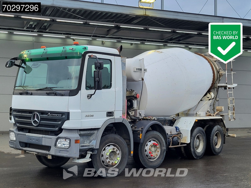 Mercedes-Benz Actros 3236 8X4 9m3 Liebherr Mixer Big-Axle Steelsuspension 3-Pedals Euro 3 - Autobetoniere: foto 1 Mercedes-Benz Actros 3236 8X4 9m3 Liebherr Mixer Big-Axle Steelsuspension 3-Pedals Euro 3 - Autobetoniere: foto 1