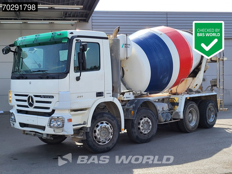 Mercedes-Benz Actros 3241 8X4 9m3 Stetter Mixer Big-Axle Steelsuspension Retarder Euro 5 - Autobetoniere: foto 1 Mercedes-Benz Actros 3241 8X4 9m3 Stetter Mixer Big-Axle Steelsuspension Retarder Euro 5 - Autobetoniere: foto 1