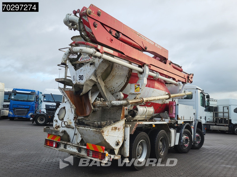Mercedes-Benz Actros 3241 8X4 Putzmeister M24-3 Pump + 9m3 LIEBHERR Mixer Steelsuspension 3-Pedals Euro 4 - Pompë betoni: foto 5 Mercedes-Benz Actros 3241 8X4 Putzmeister M24-3 Pump + 9m3 LIEBHERR Mixer Steelsuspension 3-Pedals Euro 4 - Pompë betoni: foto 5