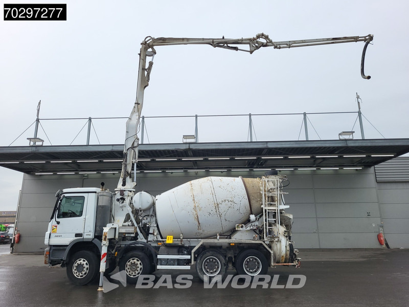 Mercedes-Benz Actros 3241 8X4 Putzmeister TMM 21-3 PUMI 7m3 Liebherr Big-Axle 3-Pedals Euro 4 - Pompë betoni: foto 5 Mercedes-Benz Actros 3241 8X4 Putzmeister TMM 21-3 PUMI 7m3 Liebherr Big-Axle 3-Pedals Euro 4 - Pompë betoni: foto 5