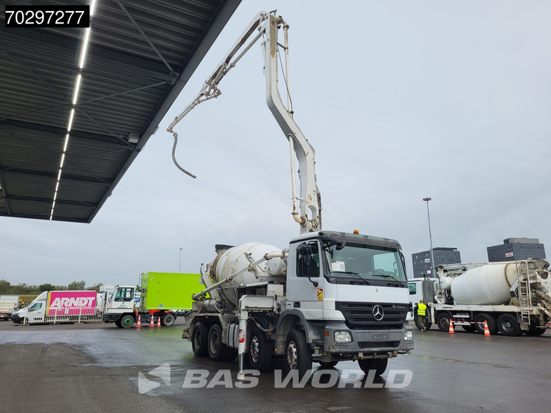 Mercedes-Benz Actros 3241 8X4 Putzmeister TMM 21-3 PUMI 7m3 Liebherr Big-Axle 3-Pedals Euro 4 - Pompë betoni: foto 3 Mercedes-Benz Actros 3241 8X4 Putzmeister TMM 21-3 PUMI 7m3 Liebherr Big-Axle 3-Pedals Euro 4 - Pompë betoni: foto 3