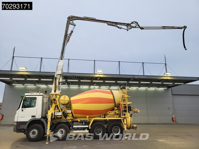 Mercedes-Benz Actros 3244 8X4 Retarder Putzmeister 24 Mtrs Pumi Big-Axle 3-Pedals Euro 4 - Pompë betoni: foto 5 Mercedes-Benz Actros 3244 8X4 Retarder Putzmeister 24 Mtrs Pumi Big-Axle 3-Pedals Euro 4 - Pompë betoni: foto 5