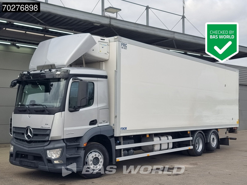 Mercedes-Benz Antos 2746 6X2 Carrier Supra 1250 Silent Mt ladebordwand Lift+Lenkachse Euro 6 - Kamion frigorifer: foto 1 Mercedes-Benz Antos 2746 6X2 Carrier Supra 1250 Silent Mt ladebordwand Lift+Lenkachse Euro 6 - Kamion frigorifer: foto 1