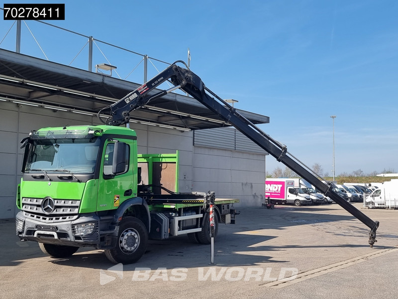 Mercedes-Benz Arocs 1830 4X2 Hiab 122 ES-3 HIPRO Kran Crane Big-Axle Euro 6 - Kamion me karroceri të hapur, Kamion me vinç: foto 5 Mercedes-Benz Arocs 1830 4X2 Hiab 122 ES-3 HIPRO Kran Crane Big-Axle Euro 6 - Kamion me karroceri të hapur, Kamion me vinç: foto 5