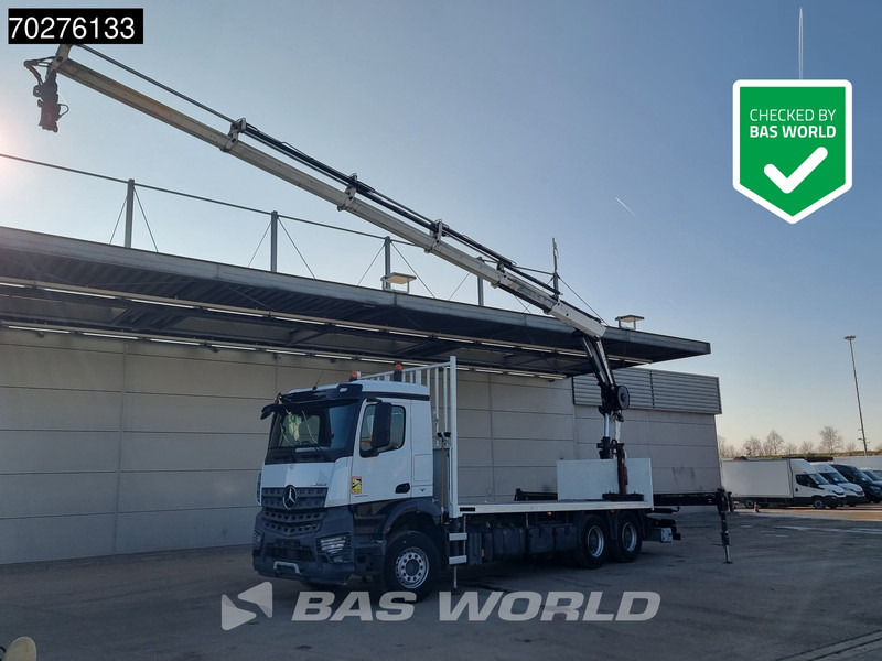 Mercedes-Benz Arocs 2636 6X4 HIAB X-HIDUO 188 ES-S Crane Kran Big axle Euro 6 - Kamion me karroceri të hapur, Kamion me vinç: foto 1 Mercedes-Benz Arocs 2636 6X4 HIAB X-HIDUO 188 ES-S Crane Kran Big axle Euro 6 - Kamion me karroceri të hapur, Kamion me vinç: foto 1