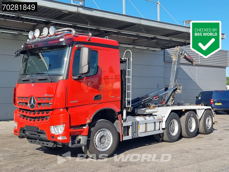 Mercedes-Benz Arocs 3258 8X4 24t Hiab XR24SL5924 Retarder Big-Axle Lift-Lenkachse Euro 6 - Kamion vetëngarkues: foto 1 Mercedes-Benz Arocs 3258 8X4 24t Hiab XR24SL5924 Retarder Big-Axle Lift-Lenkachse Euro 6 - Kamion vetëngarkues: foto 1