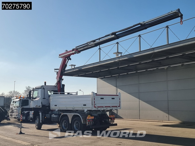 Mercedes-Benz Arocs 3348 6X6 Full Steel Retarder Fassi 25T/M Crane Kran Euro 6 - Kamion vetëshkarkues, Kamion me vinç: foto 2 Mercedes-Benz Arocs 3348 6X6 Full Steel Retarder Fassi 25T/M Crane Kran Euro 6 - Kamion vetëshkarkues, Kamion me vinç: foto 2