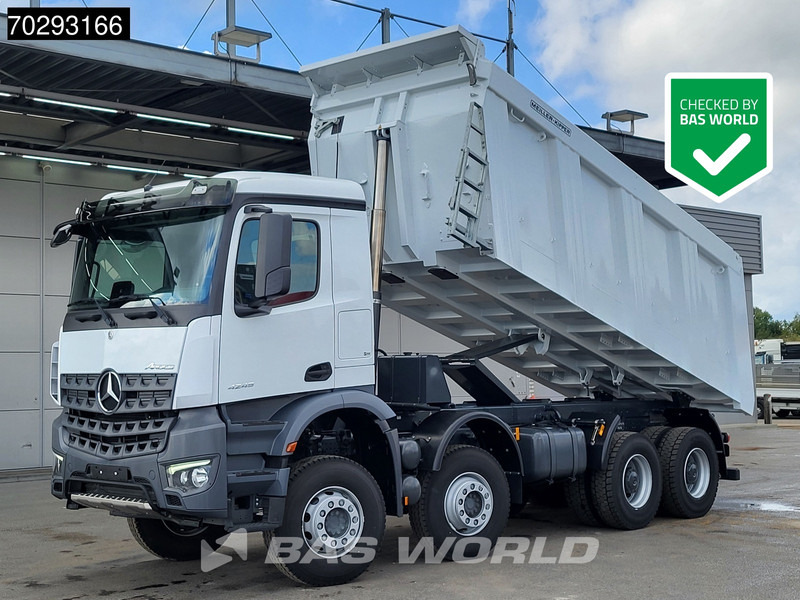 Mercedes-Benz Arocs 4245 8X4 New! 22m3 Meiller Kipper Big-Axle Steelsuspension Manual Euro 3 - Kamion vetëshkarkues: foto 1 Mercedes-Benz Arocs 4245 8X4 New! 22m3 Meiller Kipper Big-Axle Steelsuspension Manual Euro 3 - Kamion vetëshkarkues: foto 1