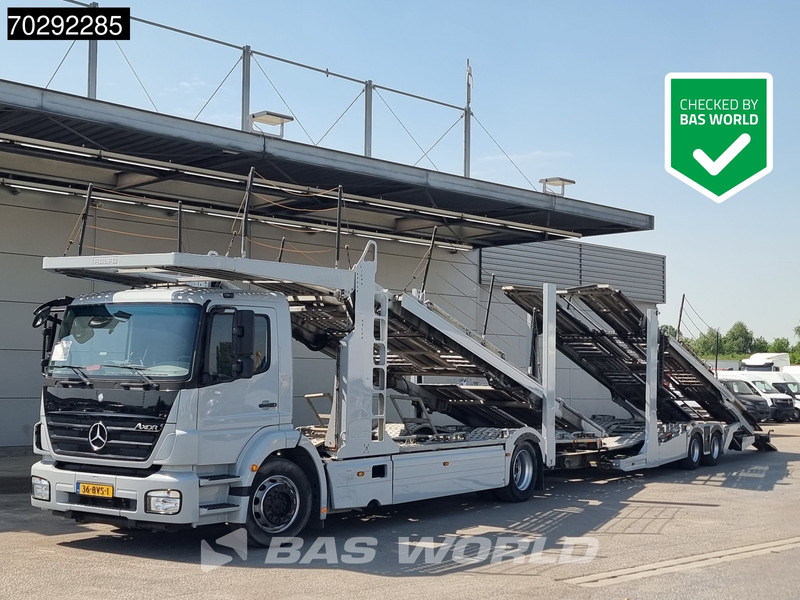 Mercedes-Benz Axor 1833 4X2 NL-Truck Rolfo car transporter Retarder 3-Pedals Euro 5 - Autotransportues: foto 1 Mercedes-Benz Axor 1833 4X2 NL-Truck Rolfo car transporter Retarder 3-Pedals Euro 5 - Autotransportues: foto 1