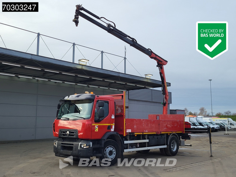 Renault C 280 4X2 Palfinger PK12.501 SLD Crane Kran Automatic Airco Euro 6 - Kamion me karroceri të hapur, Kamion me vinç: foto 1 Renault C 280 4X2 Palfinger PK12.501 SLD Crane Kran Automatic Airco Euro 6 - Kamion me karroceri të hapur, Kamion me vinç: foto 1