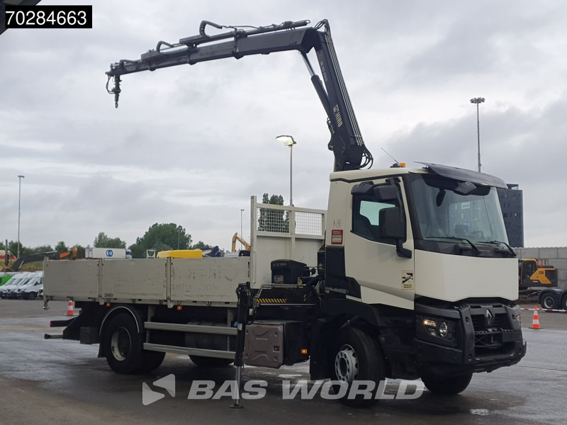 Renault C 380 4X2 HIAB 122 B-3 HIDUO Kran Crane Steelsuspension Big-Axle Euro 6 - Kamion me karroceri të hapur, Kamion me vinç: foto 3 Renault C 380 4X2 HIAB 122 B-3 HIDUO Kran Crane Steelsuspension Big-Axle Euro 6 - Kamion me karroceri të hapur, Kamion me vinç: foto 3