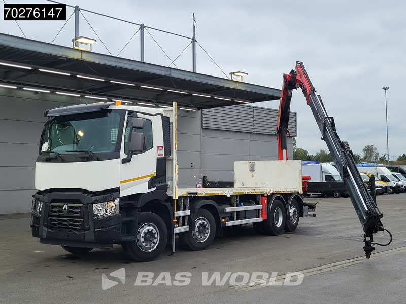 Renault C 380 8X2 Palfinger PK24001K Remote Lenkachse Euro 6 - Kamion me karroceri të hapur, Kamion me vinç: foto 3 Renault C 380 8X2 Palfinger PK24001K Remote Lenkachse Euro 6 - Kamion me karroceri të hapur, Kamion me vinç: foto 3