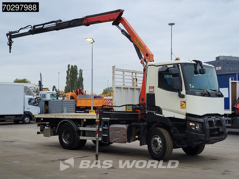 Renault C 380 C 4X2 Palfinger PK 12.501 Crane Big-Axle Steelsuspension Automatic Euro 6 - Kamion me karroceri të hapur, Kamion me vinç: foto 3 Renault C 380 C 4X2 Palfinger PK 12.501 Crane Big-Axle Steelsuspension Automatic Euro 6 - Kamion me karroceri të hapur, Kamion me vinç: foto 3