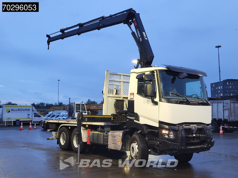 Renault C 430 6X4 HIAB 188 ES-3 X-HIDUO Crane Retarder Steelsuspension Big-Axle Euro 6 - Kamion me karroceri të hapur, Kamion me vinç: foto 3 Renault C 430 6X4 HIAB 188 ES-3 X-HIDUO Crane Retarder Steelsuspension Big-Axle Euro 6 - Kamion me karroceri të hapur, Kamion me vinç: foto 3