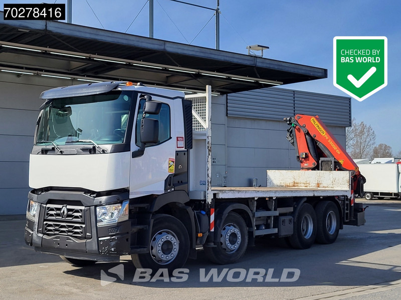 Renault C 430 8X4 Palfinger PK33002EH Euro 6 Big Axle - Kamion me karroceri të hapur, Kamion me vinç: foto 2 Renault C 430 8X4 Palfinger PK33002EH Euro 6 Big Axle - Kamion me karroceri të hapur, Kamion me vinç: foto 2