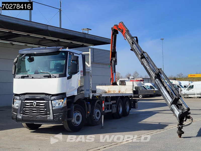 Renault C 430 8X4 Palfinger PK33002EH Euro 6 Big Axle - Kamion me karroceri të hapur, Kamion me vinç: foto 1 Renault C 430 8X4 Palfinger PK33002EH Euro 6 Big Axle - Kamion me karroceri të hapur, Kamion me vinç: foto 1