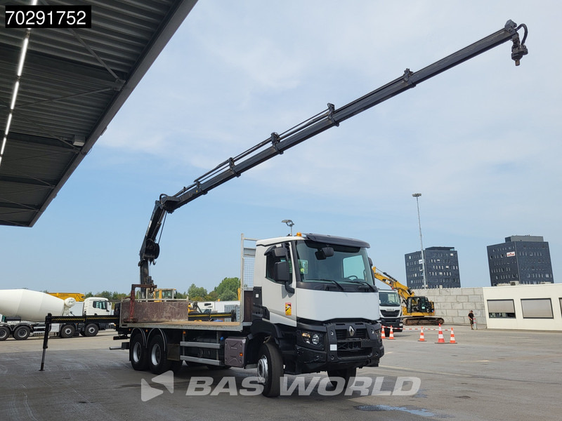 Renault K 380 6X4 HIAB X-HIDUO 188 E-5 Crane Steelsuspension Big-Axle Automatic Euro 6 - Kamion me karroceri të hapur, Kamion me vinç: foto 3 Renault K 380 6X4 HIAB X-HIDUO 188 E-5 Crane Steelsuspension Big-Axle Automatic Euro 6 - Kamion me karroceri të hapur, Kamion me vinç: foto 3