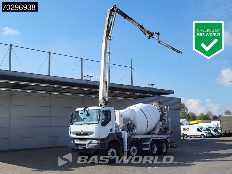 Renault Kerax 410 8X4 Mecbo PUMI 24 Mtr 7m3 mixer Automatic Euro 4 - Pompë betoni: foto 1 Renault Kerax 410 8X4 Mecbo PUMI 24 Mtr 7m3 mixer Automatic Euro 4 - Pompë betoni: foto 1
