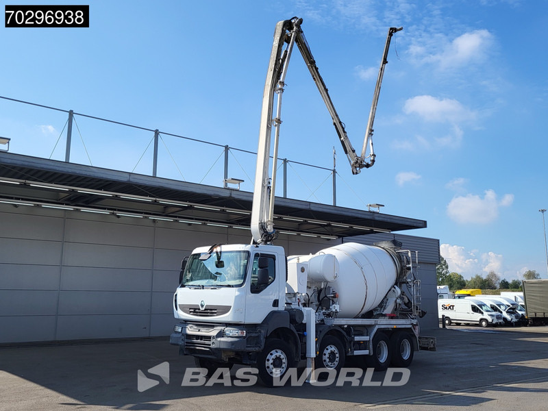Renault Kerax 410 8X4 Mecbo PUMI 24 Mtr 7m3 mixer Automatic Euro 4 - Pompë betoni: foto 3 Renault Kerax 410 8X4 Mecbo PUMI 24 Mtr 7m3 mixer Automatic Euro 4 - Pompë betoni: foto 3