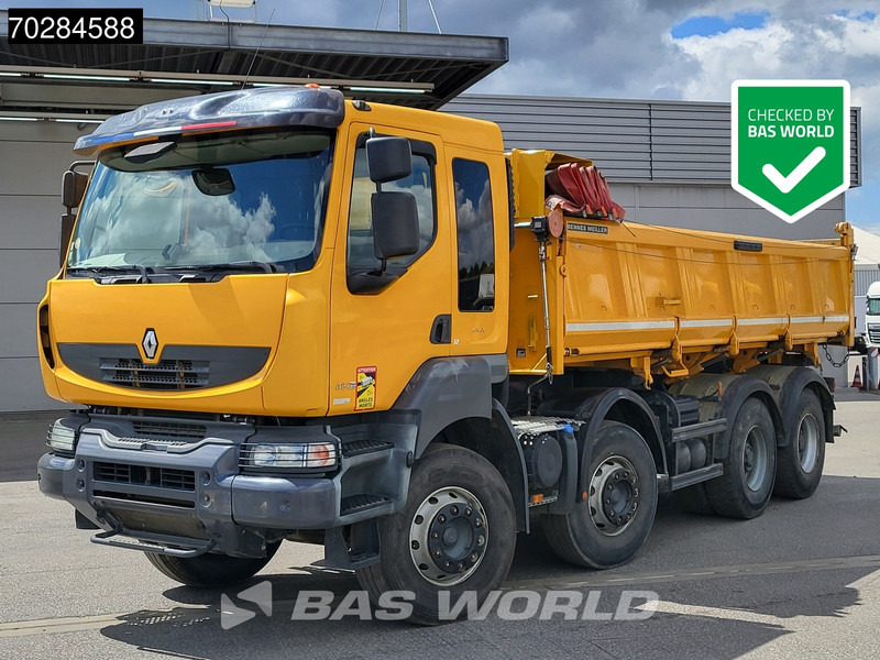 Renault Kerax 480 8X4 13m3 Meiller 2-way tipper Retarder Big-Axle Automatic Euro 5 - Kamion vetëshkarkues: foto 1 Renault Kerax 480 8X4 13m3 Meiller 2-way tipper Retarder Big-Axle Automatic Euro 5 - Kamion vetëshkarkues: foto 1