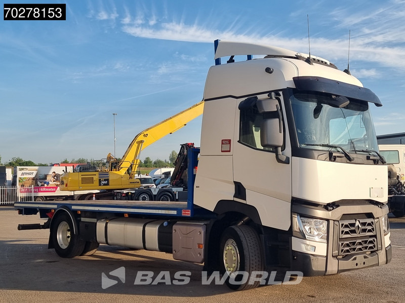 Renault T 460 4X2 19tonner Automatic Hartholz-Boden Standklima Euro 6 - Kamion me karroceri të hapur: foto 3 Renault T 460 4X2 19tonner Automatic Hartholz-Boden Standklima Euro 6 - Kamion me karroceri të hapur: foto 3