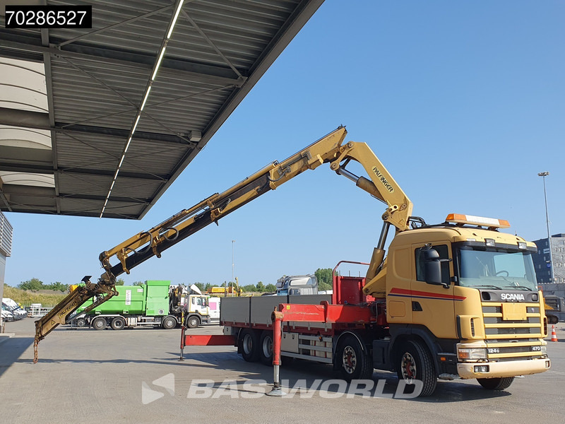 Scania 124G 470 8X4 Palfinger PK45000 C4 Crane Kran Fly-Jib Manual Steering Axle Euro 3 - Kamion me karroceri të hapur, Kamion me vinç: foto 3 Scania 124G 470 8X4 Palfinger PK45000 C4 Crane Kran Fly-Jib Manual Steering Axle Euro 3 - Kamion me karroceri të hapur, Kamion me vinç: foto 3
