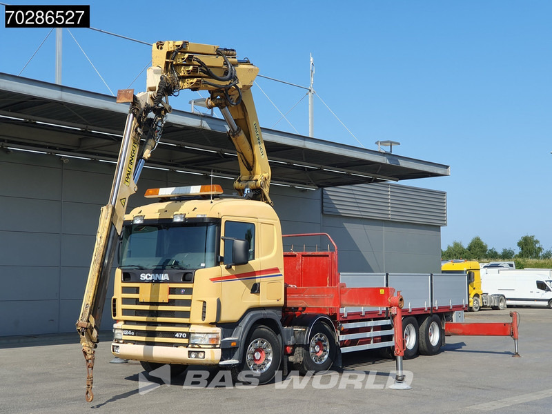 Scania 124G 470 8X4 Palfinger PK45000 C4 Crane Kran Fly-Jib Manual Steering Axle Euro 3 - Kamion me karroceri të hapur, Kamion me vinç: foto 5 Scania 124G 470 8X4 Palfinger PK45000 C4 Crane Kran Fly-Jib Manual Steering Axle Euro 3 - Kamion me karroceri të hapur, Kamion me vinç: foto 5