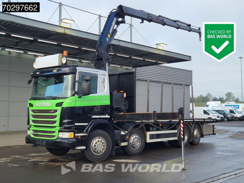 Scania G400 G 8X2 MKG HLK 231 HPA4 Crane Retarder Lift+Steering-Axle Euro 5 - Kamion me karroceri të hapur, Kamion me vinç: foto 1 Scania G400 G 8X2 MKG HLK 231 HPA4 Crane Retarder Lift+Steering-Axle Euro 5 - Kamion me karroceri të hapur, Kamion me vinç: foto 1