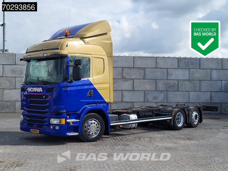 Scania G410 6X2 NL-Truck BDF Retarder Lift-steering axle Hydraulic ACC Euro 6 - Transportjer kontejnerësh/ Kamion me karroceri të çmontueshme: foto 1 Scania G410 6X2 NL-Truck BDF Retarder Lift-steering axle Hydraulic ACC Euro 6 - Transportjer kontejnerësh/ Kamion me karroceri të çmontueshme: foto 1