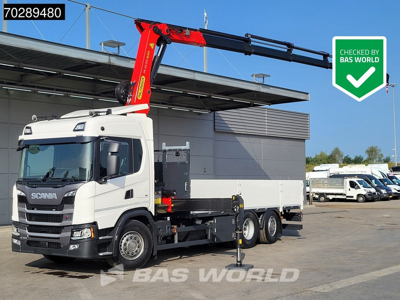 Scania G410 6X2 New! Palfinger PK24.001 SLD 5 Crane Kran Retarder Lift+Steering Axle LED ACC - Kamion me karroceri të hapur, Kamion me vinç: foto 1 Scania G410 6X2 New! Palfinger PK24.001 SLD 5 Crane Kran Retarder Lift+Steering Axle LED ACC - Kamion me karroceri të hapur, Kamion me vinç: foto 1