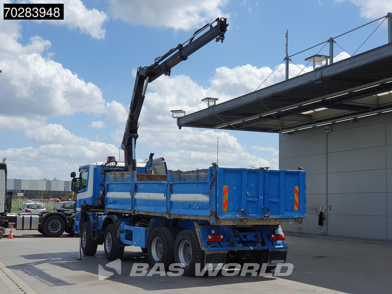 Scania G420 8X4 15m3 tipper Hiab 144 Crane Steelsuspension Manual Big-Axle Euro 3 - Kamion vetëshkarkues, Kamion me vinç: foto 2 Scania G420 8X4 15m3 tipper Hiab 144 Crane Steelsuspension Manual Big-Axle Euro 3 - Kamion vetëshkarkues, Kamion me vinç: foto 2