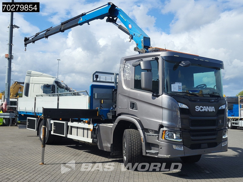 Scania P280 4X2 HMF 1420K-RC Kran Crane Automatic Euro 6 - Kamion me karroceri të hapur, Kamion me vinç: foto 3 Scania P280 4X2 HMF 1420K-RC Kran Crane Automatic Euro 6 - Kamion me karroceri të hapur, Kamion me vinç: foto 3
