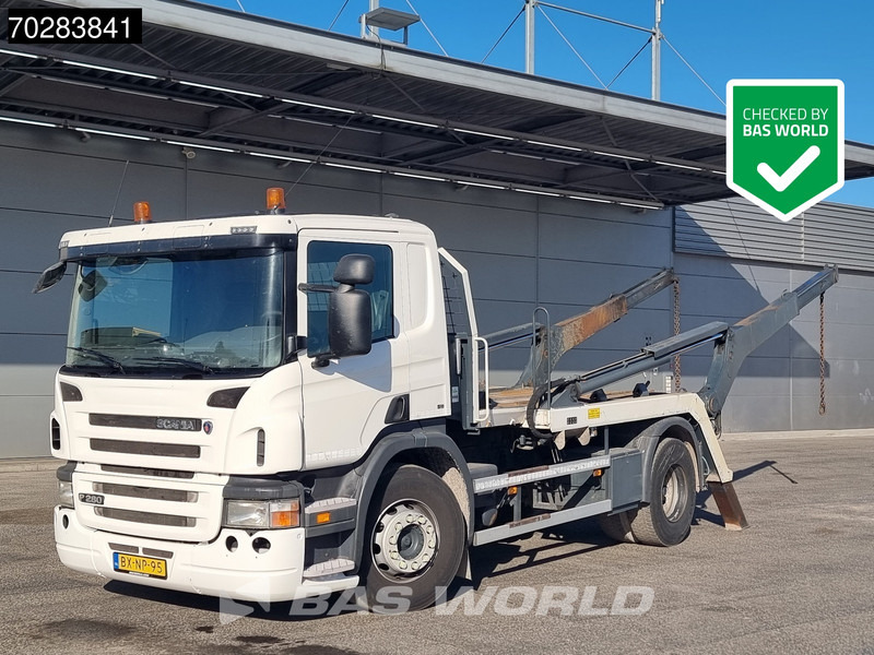 Scania P280 4X2 NL-Truck 14tons Hiab skiploader Euro 5 - Fadromë ngarkuese: foto 1 Scania P280 4X2 NL-Truck 14tons Hiab skiploader Euro 5 - Fadromë ngarkuese: foto 1