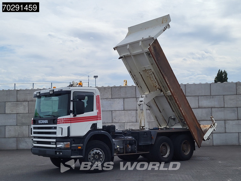 Scania P340 6X4 2 side11m3 Bennes Tipper Big-Axle Steelsuspension Manual Euro 3 - Kamion vetëshkarkues: foto 2 Scania P340 6X4 2 side11m3 Bennes Tipper Big-Axle Steelsuspension Manual Euro 3 - Kamion vetëshkarkues: foto 2