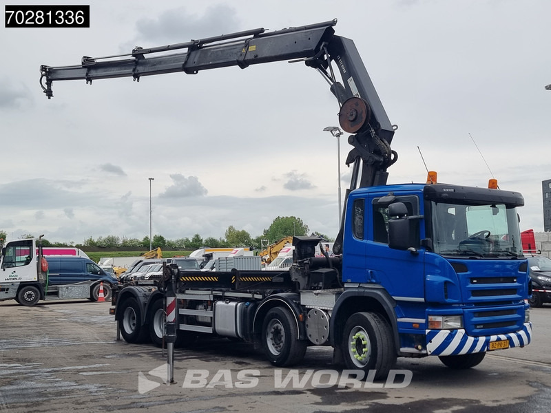 Scania P420 8X2 NL-Truck Hiab 377EP-4 Hipro Kran + Transcom TRC28S Euro 5 - Kamion vetëngarkues, Kamion me vinç: foto 3 Scania P420 8X2 NL-Truck Hiab 377EP-4 Hipro Kran + Transcom TRC28S Euro 5 - Kamion vetëngarkues, Kamion me vinç: foto 3