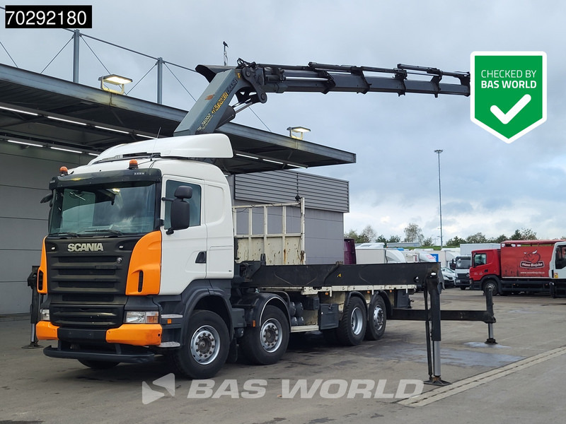 Scania R420 8X2 Palfinger PK74002 Kran Crane Retarder Lift-Steering Axle Euro 4 - Kamion me karroceri të hapur, Kamion me vinç: foto 1 Scania R420 8X2 Palfinger PK74002 Kran Crane Retarder Lift-Steering Axle Euro 4 - Kamion me karroceri të hapur, Kamion me vinç: foto 1