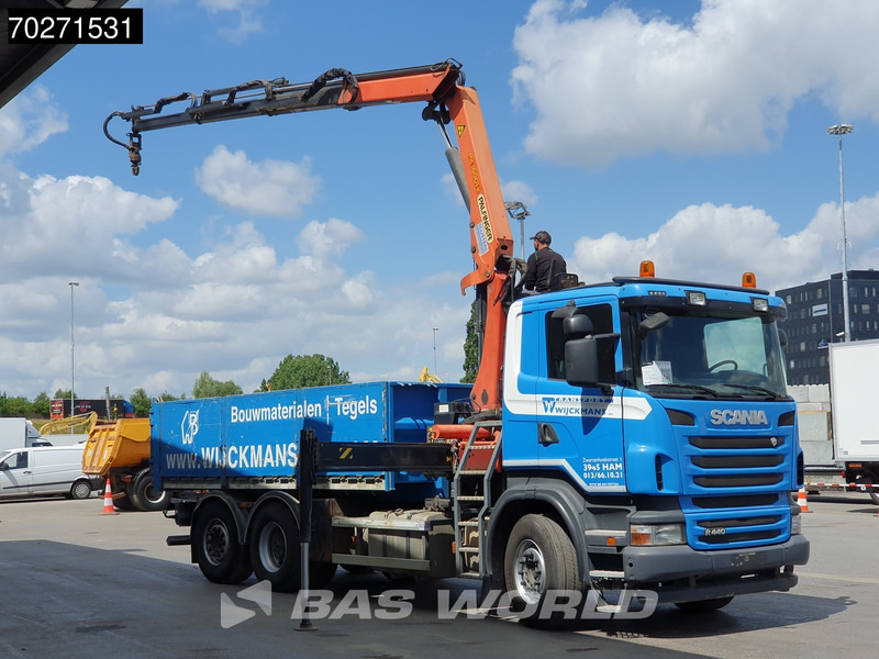 Scania R440 6X2 Palfinger PK16001 Crane Kran Lift+Lenkachse Euro 5 - Kamion me karroceri të hapur, Kamion me vinç: foto 3 Scania R440 6X2 Palfinger PK16001 Crane Kran Lift+Lenkachse Euro 5 - Kamion me karroceri të hapur, Kamion me vinç: foto 3