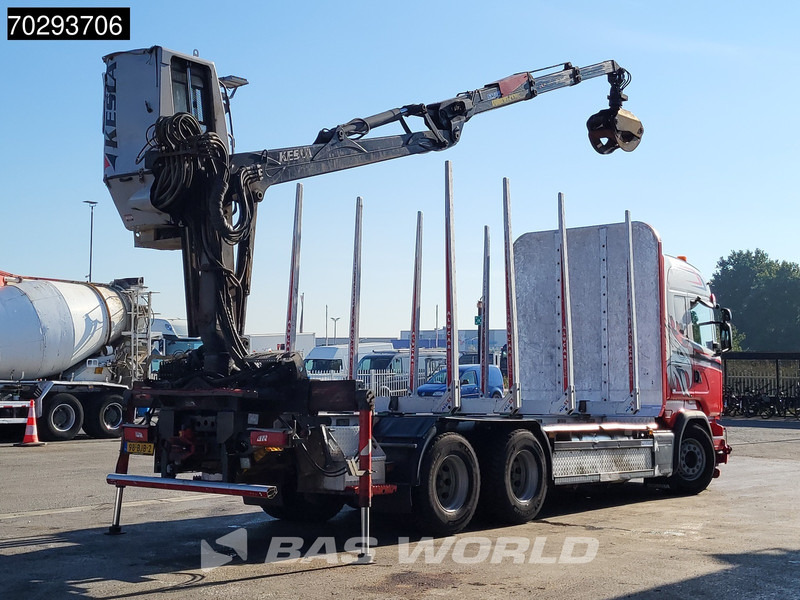 Scania R450 R 6X4 NL-Truck Kesla 2110T Crane Kran Holztransport Manual ACC Xenon Euro 6 - Kamion për transport druri, Kamion me vinç: foto 5 Scania R450 R 6X4 NL-Truck Kesla 2110T Crane Kran Holztransport Manual ACC Xenon Euro 6 - Kamion për transport druri, Kamion me vinç: foto 5