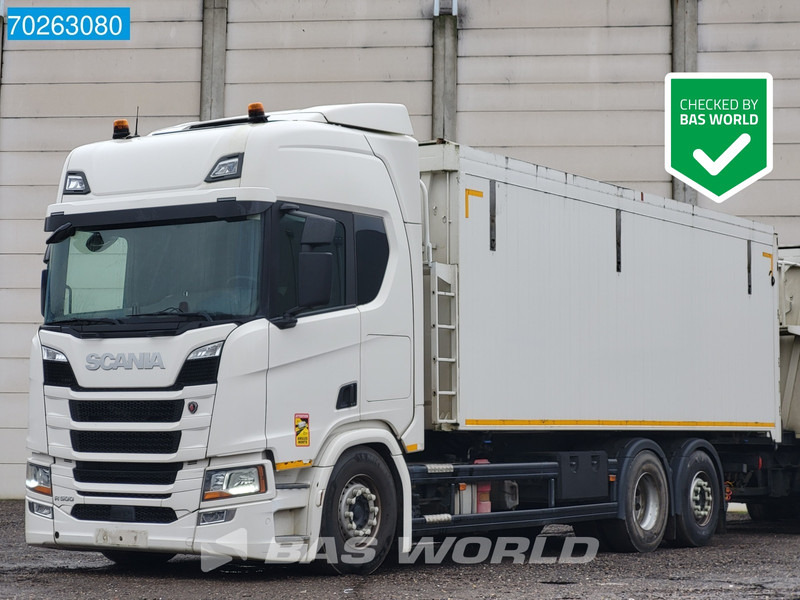 Scania R500 6X2 Retarder Full air Liftachse 39m3 Navi Euro 6 - Kamion vetëshkarkues: foto 1 Scania R500 6X2 Retarder Full air Liftachse 39m3 Navi Euro 6 - Kamion vetëshkarkues: foto 1