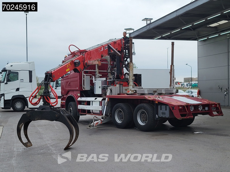Scania R580 6X4 3-Pedals Jonsered J28505 83 Crane Kran Steel-suspension Retarder Euro 6 - Kamion për transport druri, Kamion me vinç: foto 3 Scania R580 6X4 3-Pedals Jonsered J28505 83 Crane Kran Steel-suspension Retarder Euro 6 - Kamion për transport druri, Kamion me vinç: foto 3