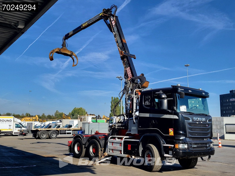 Scania R580 6X4 Holz Kran Diebolt D28 Full-Steel - Kamion për transport druri, Kamion me vinç: foto 3 Scania R580 6X4 Holz Kran Diebolt D28 Full-Steel - Kamion për transport druri, Kamion me vinç: foto 3