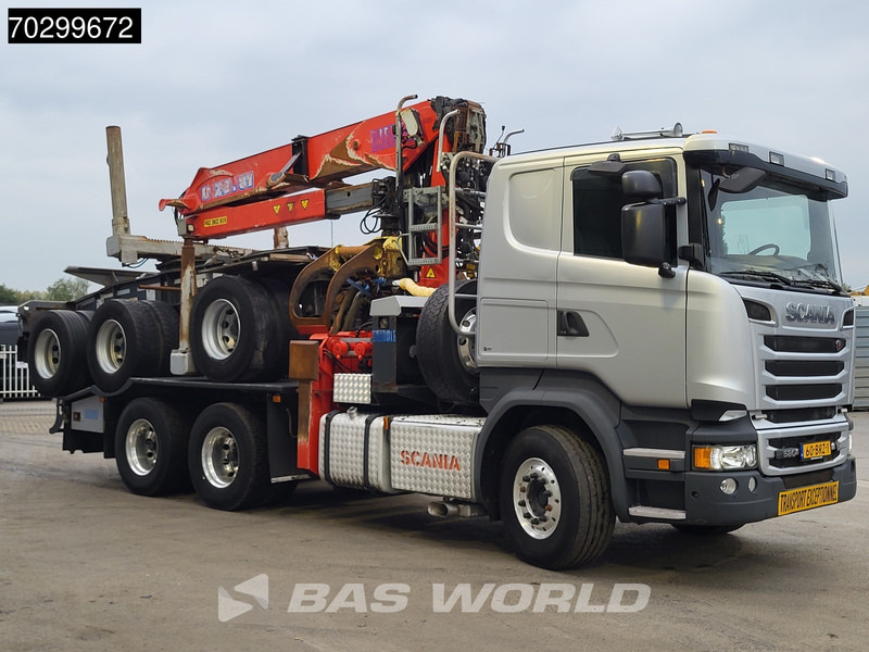 Scania R580 R 6X4 NL-Truck Diebolt D28.81 Kran Crane Holztransport + Dolly Retarder Euro 6 - Kamion për transport druri, Kamion me vinç: foto 3 Scania R580 R 6X4 NL-Truck Diebolt D28.81 Kran Crane Holztransport + Dolly Retarder Euro 6 - Kamion për transport druri, Kamion me vinç: foto 3