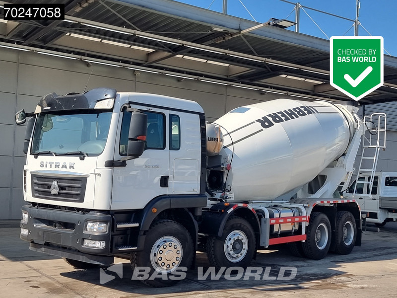 Sitrak G5 350 8X4 8m3 Liebherr Mixer Big-Axle Steelsuspension - Autobetoniere: foto 1 Sitrak G5 350 8X4 8m3 Liebherr Mixer Big-Axle Steelsuspension - Autobetoniere: foto 1